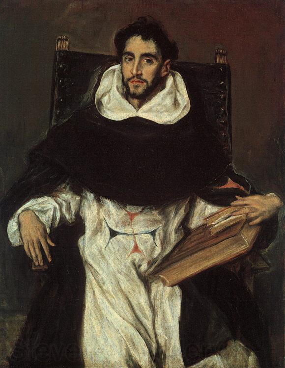 El Greco Fray Hortensio Felix Paravicino Norge oil painting art